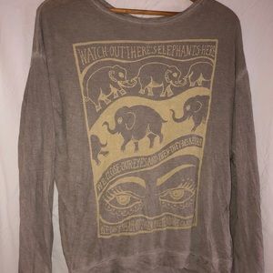 Brandy Melville Distressed Long Sleeve